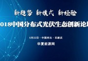 共議光伏新生態(tài)、共享分布式新商機(jī) 中國(guó)分布式光伏生態(tài)創(chuàng)新論壇即將舉辦