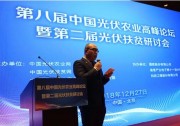中國光伏農(nóng)業(yè)第八屆高峰論壇 ——暨第二屆光伏農(nóng)業(yè)研討會在北京隆重舉行