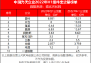 上半年光伏組件出貨量榜單發(fā)布！晶科、天合、隆基、晶澳位列前四