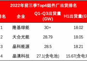 Top4組件龍頭出貨超114GW！Q4沖刺價格進入敏感期